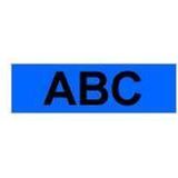 Brother M-K521BZ labelprinter-tape Zwart op blauw