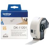 Brother - DK-11201 - Labels - Zwart op Wit - 400 Stuks - 29x90mm