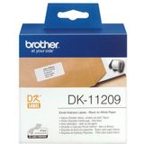 Brother - DK-11209 - Printer Labels - Wit - 62 x 29 mm - 800 Labels