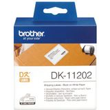 Brother - DK-11202 - Verzendlabel - Wit - 62x100mm - 300 Stuks