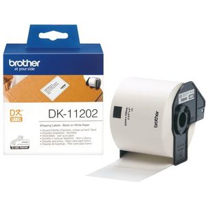 Brother - DK-11202 - Verzendlabel - Wit - 62x100mm - 300 Stuks