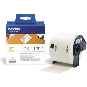Brother etiketten voor QL, ft 62 x 100 mm, pak van 300 etiketten