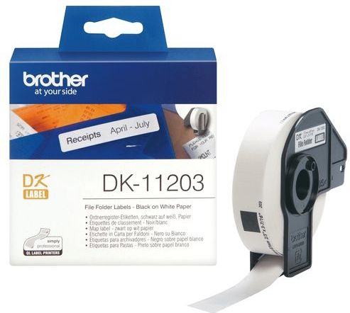 DK-11203 Die-Cut label: 87X17mm - Map label - white (300 labels/roll)