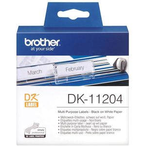 Brother DK-11204 multifunctioneel label (origineel)