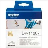 Brother Etiket DK-11207 Zwart op wit (58 mm x 58  mm)