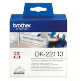 Brother DK-22113 - (62 mm) - Schwarz auf transparent - Etikett