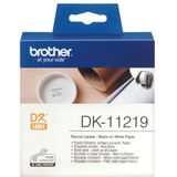 Brother DK-11219 printeretiket Wit