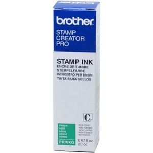 Ink re-inking green 12 units 20cc