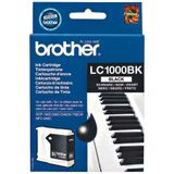 Brother LC-1000BK (MHD Feb-23) zwart (LC1000BK) - Inktcartridge - Origineel