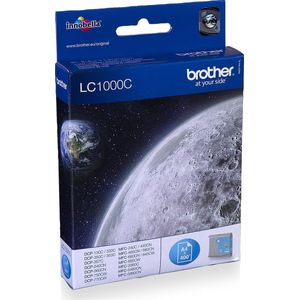Brother LC1000C inktcartridge 1 stuk(s) Origineel Cyaan