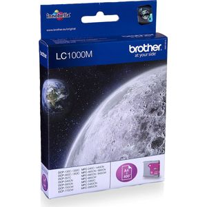 Brother LC1000M inktcartridge 1 stuk(s) Origineel Magenta