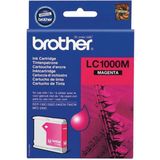 Inktcartridge Brother LC-1000M rood | 5 stuks