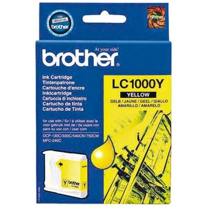 INKTCARTRIDGE BROTHER LC-1000Y GEEL