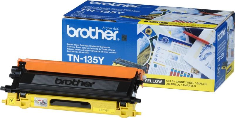 Brother TN-135Y geel (TN135Y) - Toners - Origineel Hoge Capaciteit