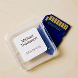 Brother DK-11221 labelprinter-tape Zwart op wit