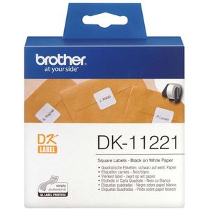 Brother DK-11221 vierkant label wit (origineel)