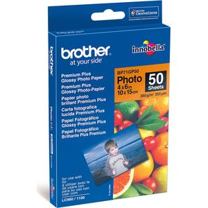 Brother BP71GP50 premium plus | glanzend | 10 x 15 cm | 260gr. | 50 vel