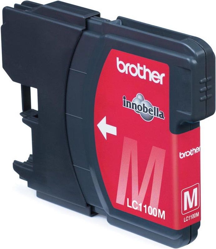 Brother - LC-1100M - Inktcartridge - Rood - 5 Stuks