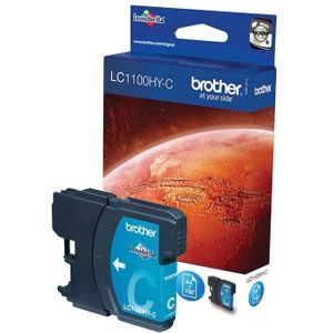 Brother LC-1100HY (MHD apr-18) cyaan (LC1100HYC) - Inktcartridge - Origineel Hoge Capaciteit