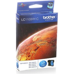 Brother LC1100HYC inktcartridge 1 stuk(s) Origineel Cyaan