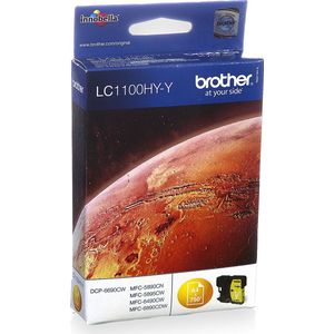 Brother LC1100HYY inktcartridge 1 stuk(s) Origineel Hoog (XL) rendement Geel