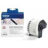 Continuous Thermal Paper Tape Brother DK-N55224 54 mm x 30,50 m White 80 g/m²
