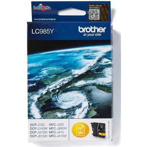 Brother LC985Y inktcartridge 1 stuk(s) Origineel Geel