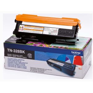 Brother TN-328BK toner cartridge zwart extra hoge capaciteit (origineel)
