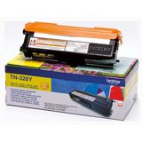 Brother TN-328Y tonercartridge 1 stuk(s) Origineel Geel