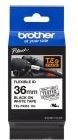 Brother TZe-FX261 Flexi ID tape zwart op wit 36 mm (origineel)