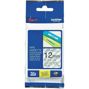 Brother - TZe-131 - Tape - Zwart op Transparant - 12 mm - 8 Meter