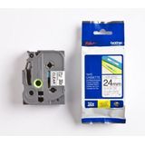 Brother TZE-151 labelprinter-tape Zwart op zilver