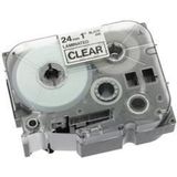 Brother TZE-151 labelprinter-tape Zwart op zilver