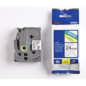 Brother TZE-151 labelprinter-tape Zwart op zilver
