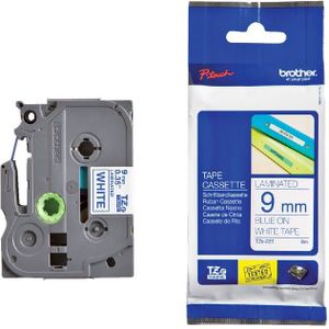 Brother TZe-223 tape blauw op wit 9mm x 8m (origineel)