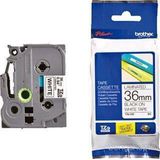 Brother TZE261CIV labelprinter-tape Zwart op wit