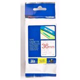 Brother TZE-262 labelprinter-tape Rood op wit