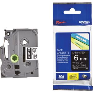 Laminated Tape Brother TZE315 Black Grey