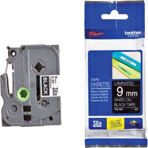 Brother TZE-344 labelprinter-tape Goud op zwart