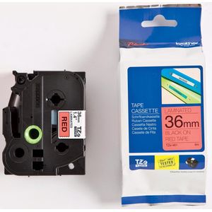 Brother TZE-461 labelprinter-tape Zwart op rood