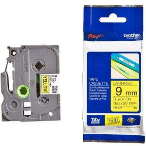 Original TZE621 BROTHER PTOUCH 9mm GELB-SCHWARZ