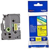 Brother TZE-641 labelprinter-tape Zwart op geel