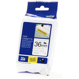 Labeltape extra sterk klevend Brother TZe, TZ TZe-S261 Tapekleur: Wit Tekstkleur:Zwart 36 mm 8 m