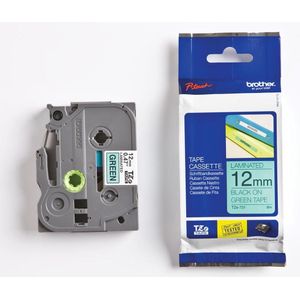 Brother TZE-731 labelprinter-tape Zwart op groen