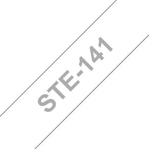 Brother - STe-141 Stenciltape - Zwart - Transparant - 18 mm - 3 meter