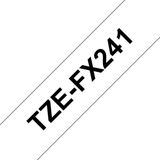 TZE-FX241 tape white print black 18mm