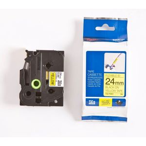 Brother TZe FX651 - Flexitape - Schwarz auf Gelb - Rolle (2,4 cm) - 1 Rolle(n) - für P-Touch PT-2420, 2430, 2460, 2470,