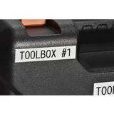 Brother TZe-S151 - (24 mm) - Schwarz auf transparent - Tape