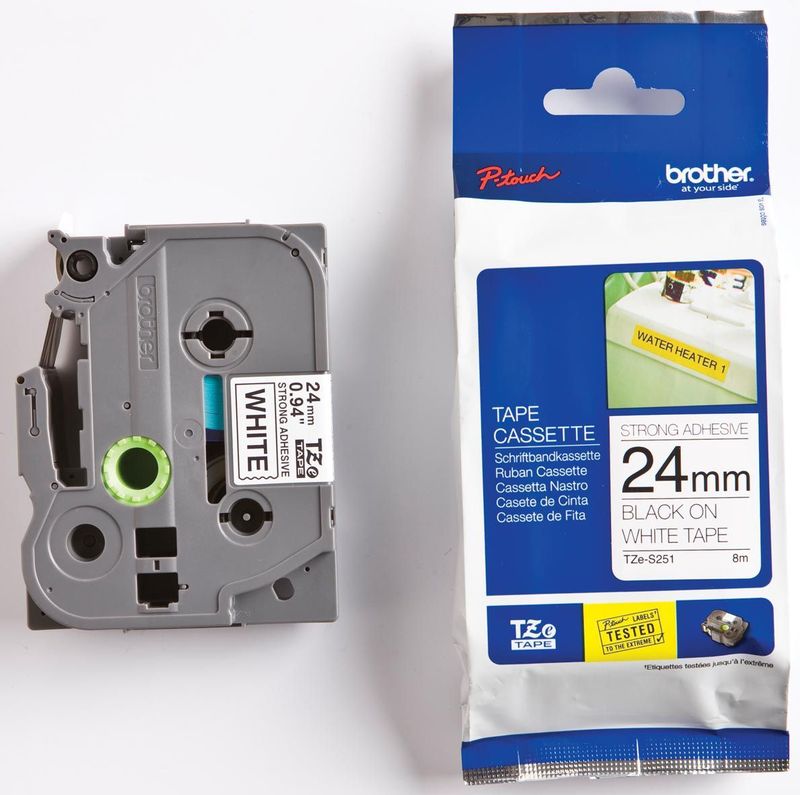 Brother Tze-s251 24 Mm 8 M Farbbandkassette
