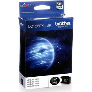 Brother LC-1280XLBK Inktcartridge - Zwart - Origineel